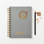 Personalised Compass Luxe Hardback Notebook, thumbnail 3 of 9