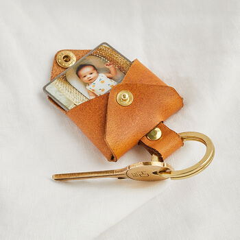 Personalised Pop Up Leather Photo Keyring, 8 of 9