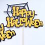 Six X Happy Halloween Cupcake Toppers, thumbnail 1 of 2