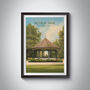 Ruskin Park London Travel Poster Art Print, thumbnail 1 of 8