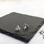 Sterling Silver Three Star Cluster Stud Earrings, thumbnail 2 of 6