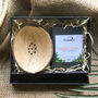 Cinnamon Orange + Ginger Soap + Coconut Shell Soap Dish, thumbnail 1 of 2