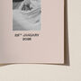Personalised New Mum Photo Print With Date, thumbnail 11 of 12