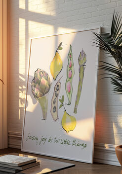 Finding Joy In The Little Things Illustrated Art Print, 5 of 6