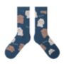 Dog And Bunny Print Mid Calf Length Socks, thumbnail 3 of 3