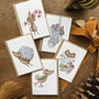 Christmas Mice Mini Card Set, thumbnail 2 of 12