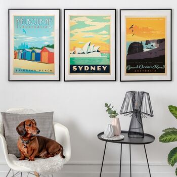 Australia Wonders Travel Print, 4 of 7