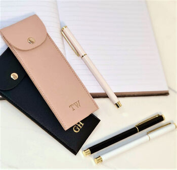 Ballpoint Pen With Monogrammed Pouch, 7 of 12