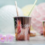 Hen Party Rose Gold She Said Yes Paper Cups, thumbnail 3 of 5