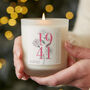 80th Birthday Gift Birth Year Floral Candle, thumbnail 1 of 10