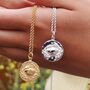 Cancer Zodiac Necklace, Sterling Silver Or Gold Plated, thumbnail 1 of 9