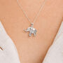 Sterling Silver Baby Elephant Necklace, thumbnail 1 of 11