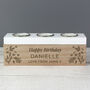Personalised Wooden Floral Tealight Holder Box, thumbnail 4 of 6