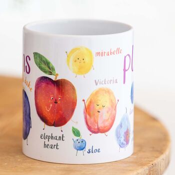 Plums Ceramic Mug, 9 of 12