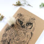 A6 Owl Notebook Choice Of Four Designs, thumbnail 8 of 8