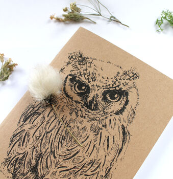 A6 Owl Notebook Choice Of Four Designs, 8 of 8