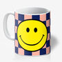 Checkmate Checkerboard Smiley Face Mugs Choice Of Six Colours, thumbnail 10 of 12