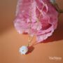 Minimal White Lily Of The Valley Necklace, thumbnail 6 of 7