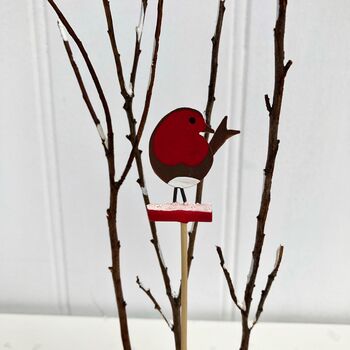 Robin And Twig Christmas Decoration, 4 of 4