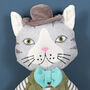 Personalised Cat Boy Soft Toy, thumbnail 2 of 6