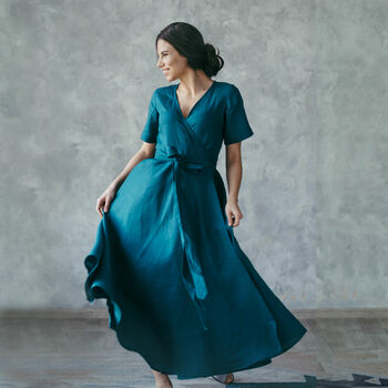 bridesmaid dresses linen Drop Waist Dress from Linen, Drop Waist Maxi Dress
