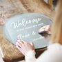Personalised Vinyl Welcome Sign Sticker, thumbnail 5 of 6
