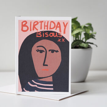 Birthday Bisous Birthday Card For Her, 4 of 6