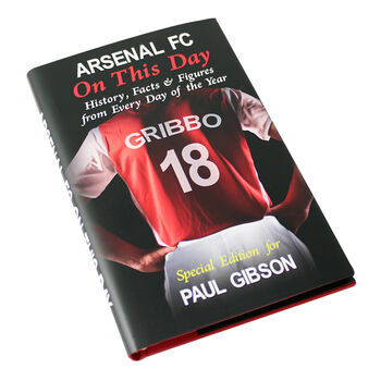 Personalised Arsenal On This Day Football Book, 2 of 3