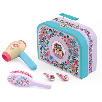 Lily Hairdressing Pretend Play Travel Suitcase, 3 of 3
