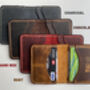 Personalised Genuine Leather Card Holder, thumbnail 9 of 10