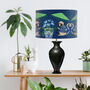 Monkey Parasol, Chinoiserie Lampshade In Blues, thumbnail 2 of 5