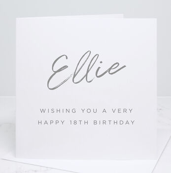 Personalised 18th Birthday Card, 3 of 5