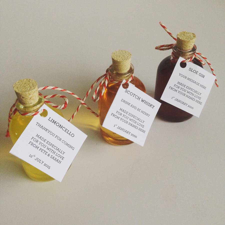 Five Cute Wedding Favour Limoncello In A Bottle By E Kitchen Five Cute Wedding Favour Limoncello In A Bottle