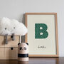 Personalised Patterned Letter Print, thumbnail 1 of 7