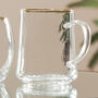 Elegant Gold Rim Glass Mulled Wine Mugs, thumbnail 4 of 5