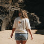 Surf And Sun Embroidered Oversized T Shirt, thumbnail 1 of 9