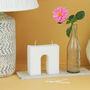 Large Square Arch Pillar Candle, thumbnail 4 of 6