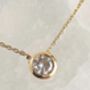 Diamond Solitaire Necklace On The Chain, thumbnail 1 of 6