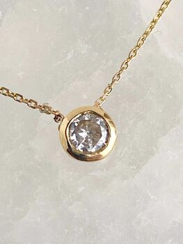 Diamond Solitaire On 14ct Gold, 2 of 6