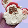 Personalised Initial Santa Iced Biscuit, thumbnail 2 of 5