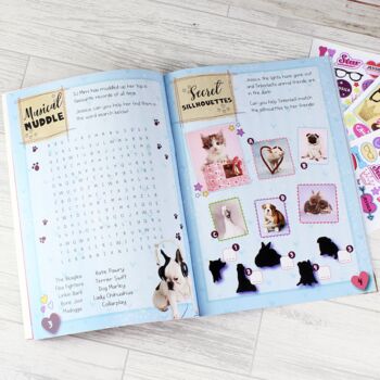 Personalised Animals Activity Book With Stickers, 5 of 10