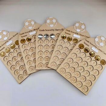 Personalised Football Goal Tracker Board, 3 of 3