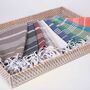 Striped Cotton Hand Towels And Tea Towels, thumbnail 1 of 9
