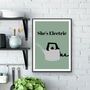 She's Electric Kitchen Print, thumbnail 2 of 3