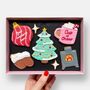 Vegan Personalised Cosy Christmas Letterbox Cookies, thumbnail 1 of 11