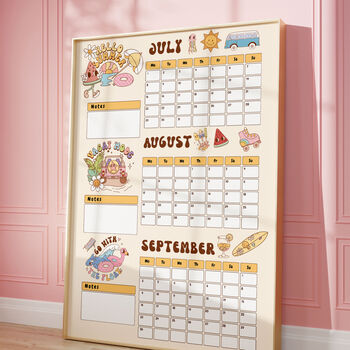 Retro Summer Holiday Planner 2024, Summer Bucket List, 7 of 10