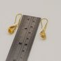 Citrine Sterling Silver Drop Earrings, thumbnail 11 of 12