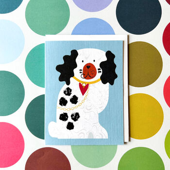 Mini Staffordshire Dog Card, 3 of 5