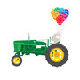 Hoppy Easter Greetings Tractor Pun Card, thumbnail 2 of 2