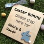Personalised Easter Bunny Stop Here Sign, thumbnail 4 of 4